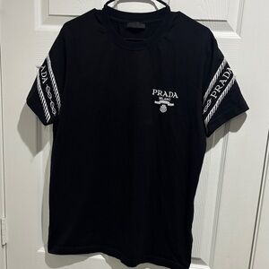 Prada Black Short Sleeve Men's Tee